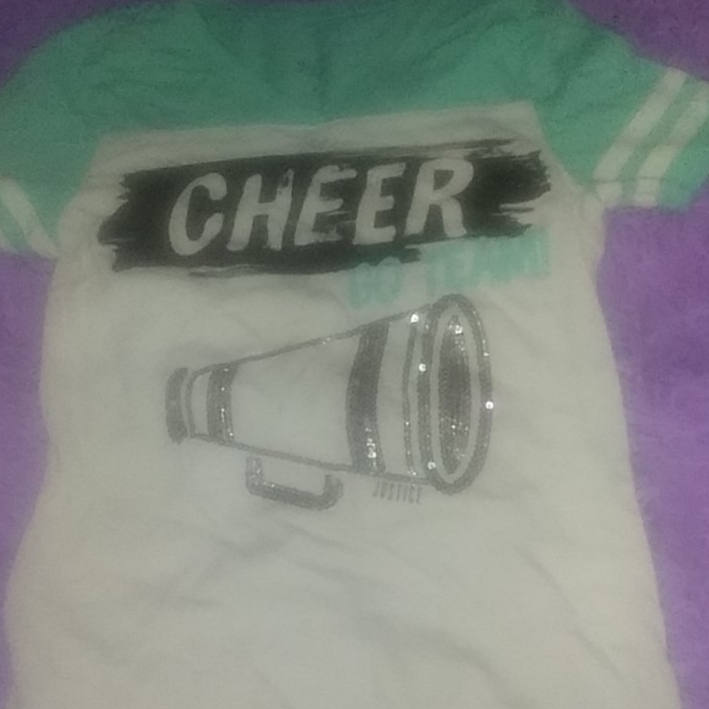 Little girl cheer shirt